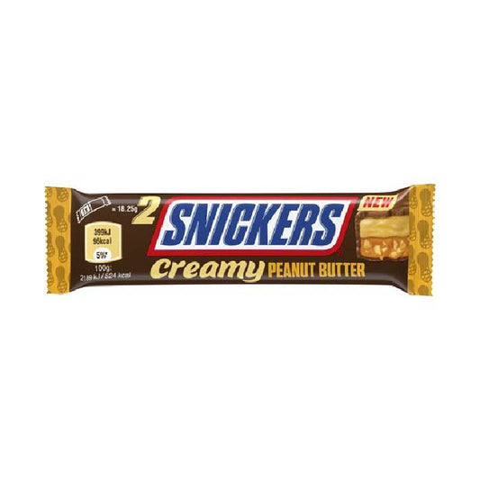 Snickers Creamy Peanut Duo 36,4g x 24st / 0,873kg