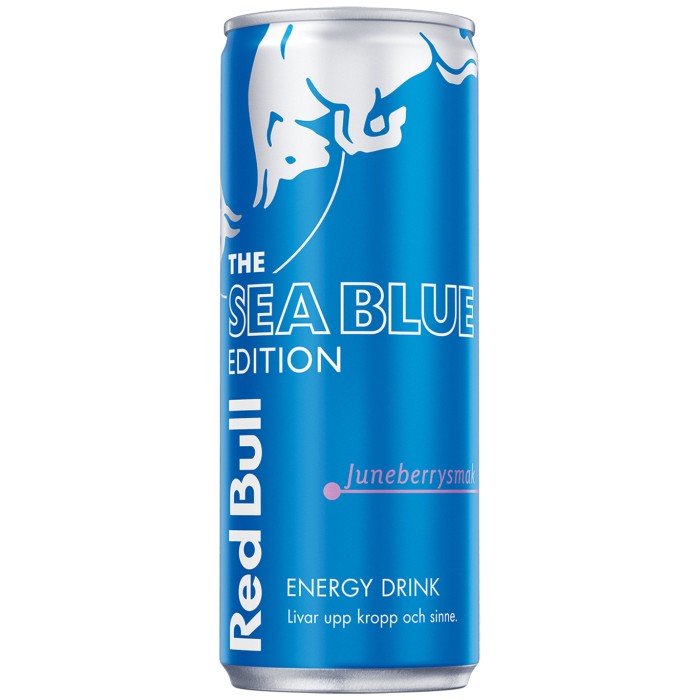 RedBull Sea Blue Edition Juneberry inkl pant 250ml x 24st /6kg