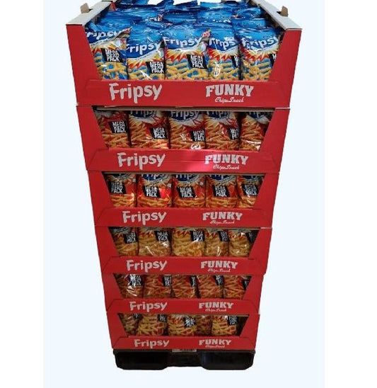 Display (K) Fripsy Sticks (6box) 120g x 180st / 21,60kg