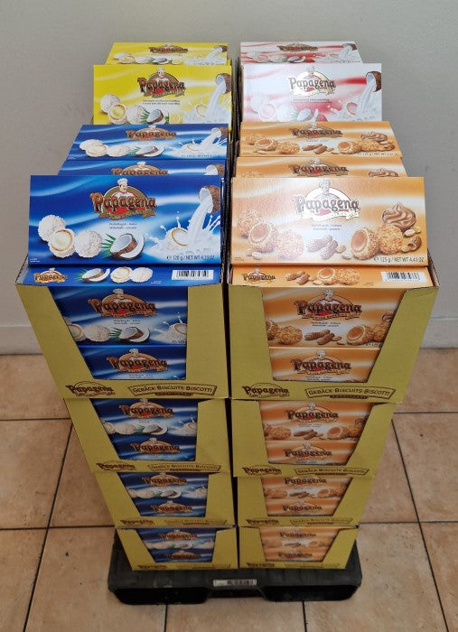 Display (H) Biscuits & Wafers (20Box) 150g+120g x 376st / 51,60kg