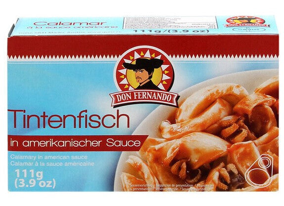 KAMPANJ: Calamary in American Sauce 111g x 25st / 2,775kg