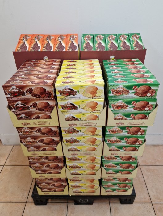 Display (H) Biscuits & Wafers (20Box) 150g+120g x 376st / 51,60kg