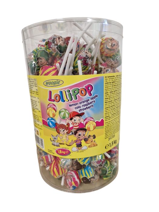 Woogie Lollipops Display 180x10g / 180kg
