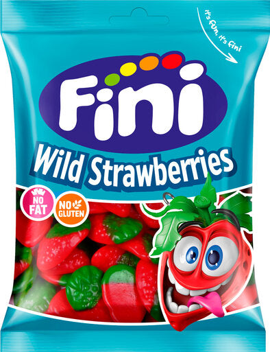 Fini Halal Wild Strawberries 75g x 12st / 0,90kg