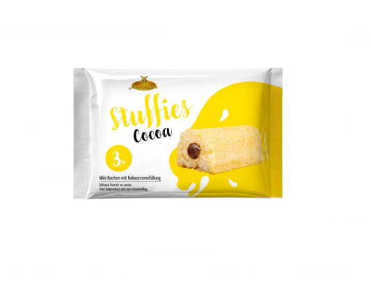 Mini Cake Cocoa Yellow 3-pack 135g x 12st/1.62kg/L