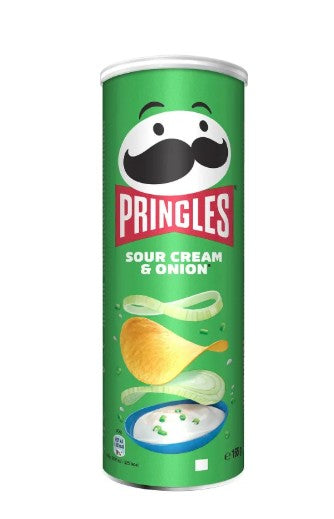 Pringles Sour Cream & Onion 165g x 19st / 3.155kg