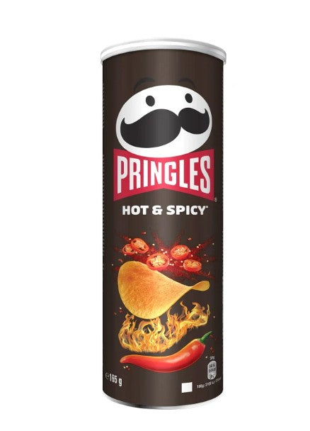 Pringles Hot & Spicy 165g x 19st / 3.155kg