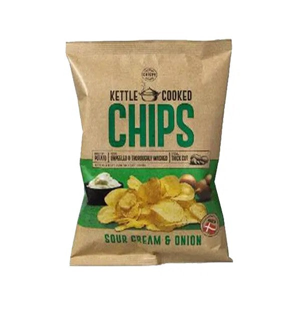 Kettle Cooked Chips Sour Cream & Onion 150g x 8st / 1.20kg