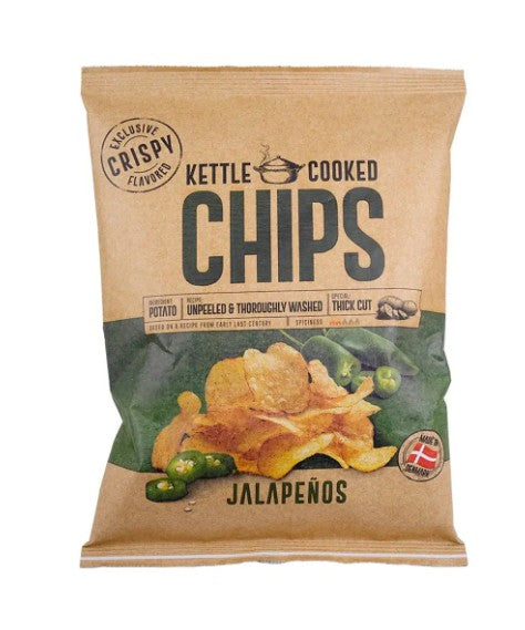 Kettle Cooked Chips Jalapenos 150g x 8st / 1.20kg