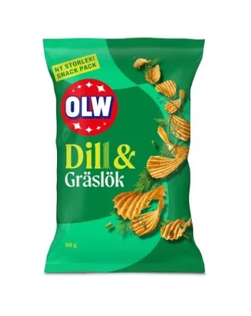 OLW Dill & Gräslök 90g x 32st