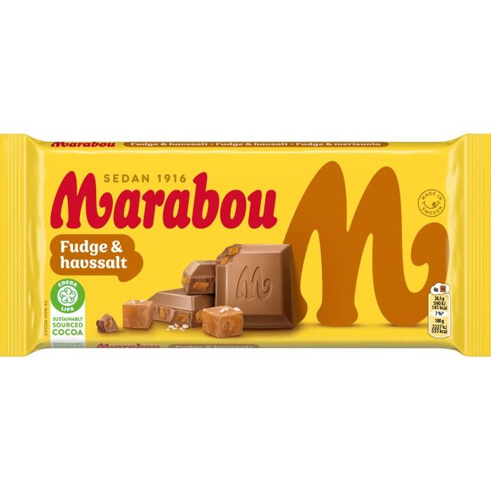 Marabou Kaka Fudge Havsalt 160g x 15st /2.40kg