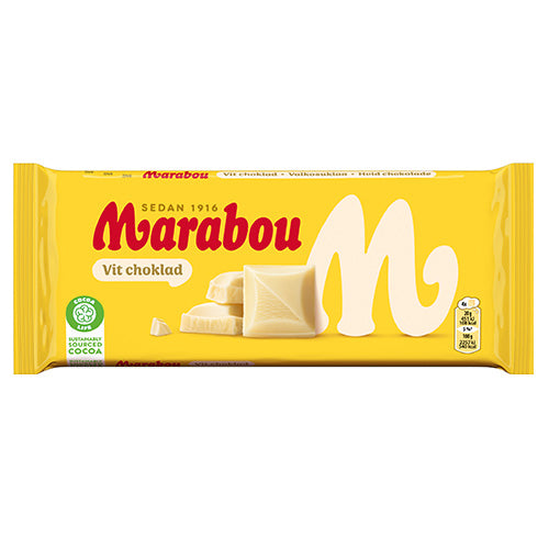 Marabou Kaka Vit Choklad 180g x 15st /2.70kg