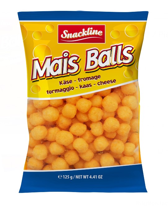 Cheese Balls 125g x 20st /2.50kg