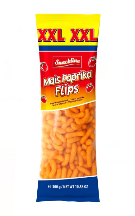 XXL Paprika Flips 300g x 18st / 5.40kg
