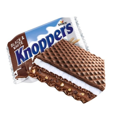 Knoppers Black N White 1-Pack 25g x 24st /0.60kg/L