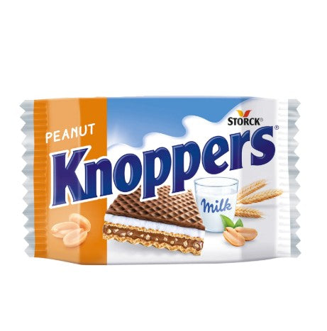 Knoppers Peanut 1-Pack 25g x 24st /0.60kg/L