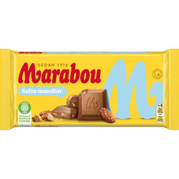 Marabou Kaka Salta Mandlar 160g x 15st /2.40kg
