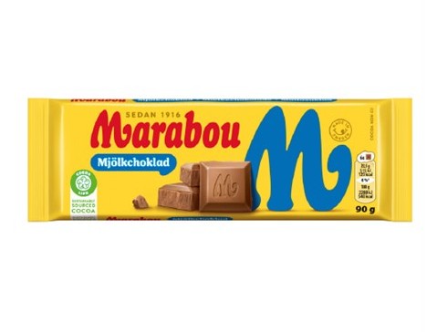 Marabou Mjölkchoklad 90g x 24st /2.16kg
