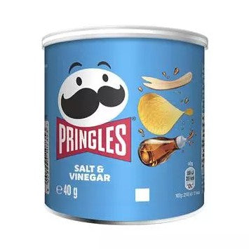 Pringles Mini Salt & Vinegar 40g x 12st / 0.48kg