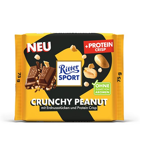 Ritter Sport Protein Crunchy Peanut 75g x 12st /0.90kg