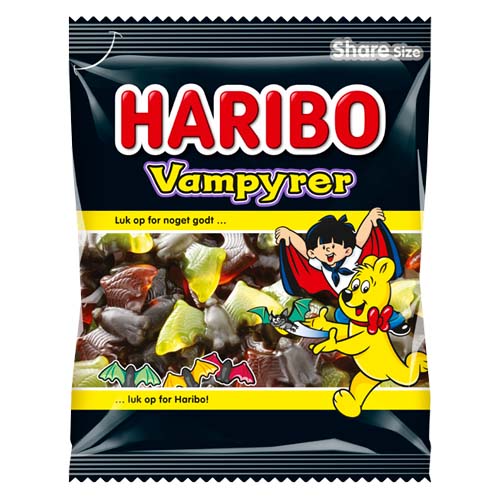 Haribo Vampyrer 120g x 18st /2.16kg
