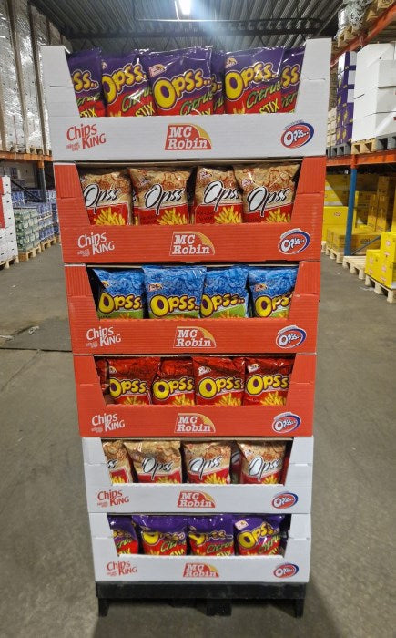 Display (K) Opps Sticks (6box) 100g x 156st / 15.60kg