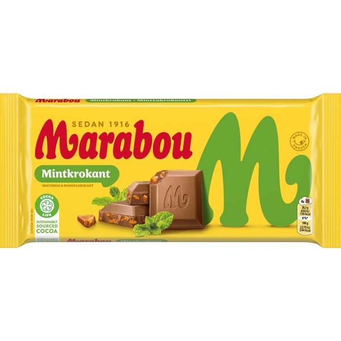 Marabou Kaka Mintkrokant 160g x 15st /2.40kg