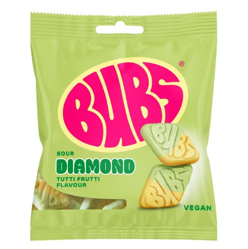 Bubs Tutti Frutti Diamond 155g x 12st /1.86kg