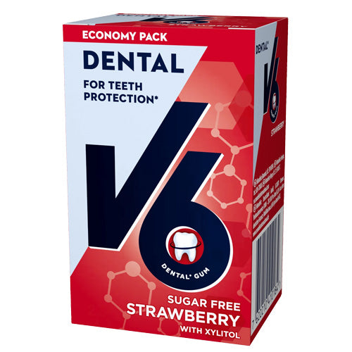 V6 Dental Care Strawberry 70g x 12st /0.84kg