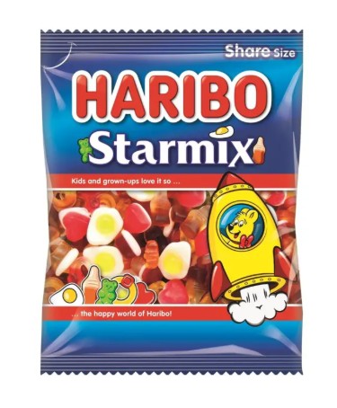 Haribo Halal Starmix 80g x 24st /1.92kg/L