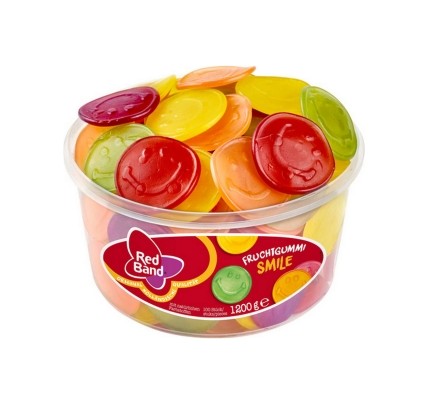 Red Band Fruit Gum Smile VEGAN 100st /1.20kg