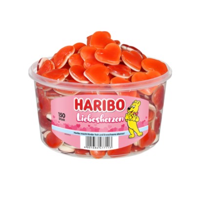 Haribo Hearts Liebesherzen /1.20kg/L