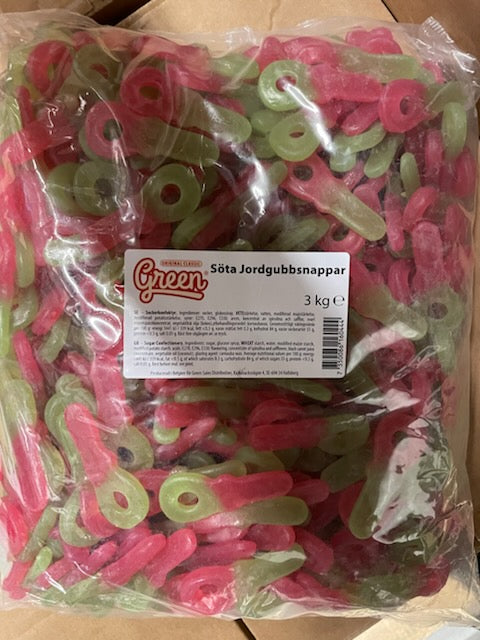 Frisia Söta Jordgubbs Nappar Vegan 3kg x 1st / 3kg