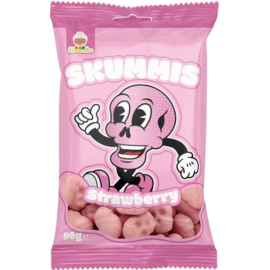 Skummis Strawberry Bag 80g x 18st /1.44kg