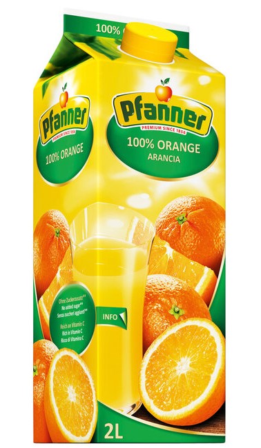 Orange Juice 100% 2L x 6st / 12kg