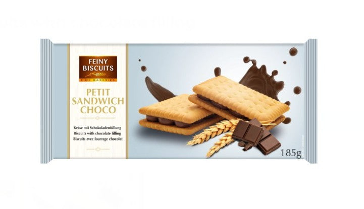 Sandwich Biscuits Choco 185g x 14st /2.59kg/L