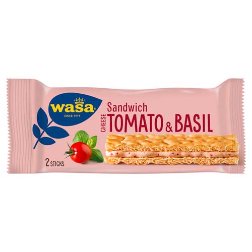 Wasa Sandwich Cheese Tomato Basil 40g x 24st