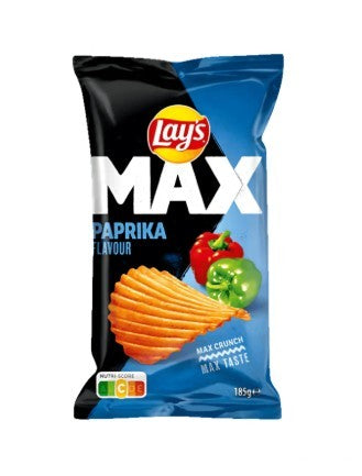 Lays Max Paprika 185g x 22st /4.07kg