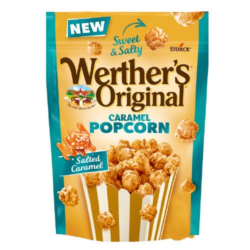 Werthers Popcorn Salted Caramel 140g x 12st /1.68kg