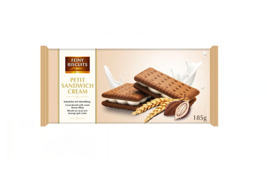 Sandwich Biscuits Cream Filling 185g x 14st /2.59kg/L