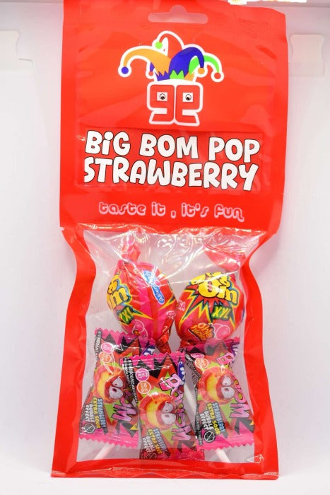 Big Bom Pop Strawberry 65g x 12st / 0.78kg