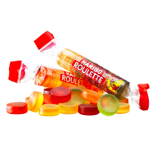 Haribo Mini Roulette Frukt 25g x 50st /1.25kg