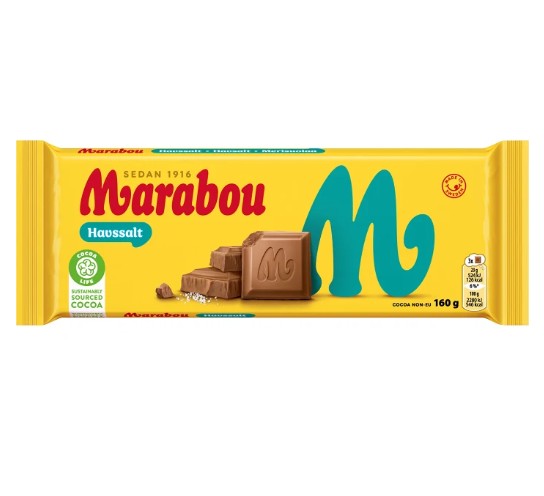 Marabou Kaka Havssalt 160g x 16st /2.56kg