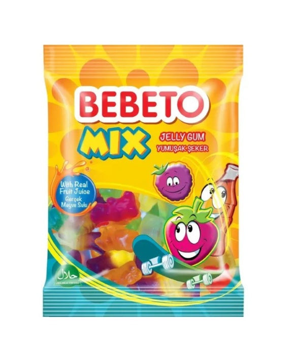 Bebeto Mix Jelly Gum 80g x 12st / 0.96kg