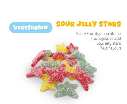 Sour Jelly Stars 2kg x 1st / 2kg