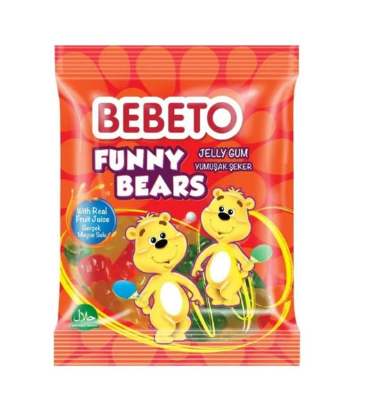 Bebeto Funny Bears 80g x 12st / 0.96kg