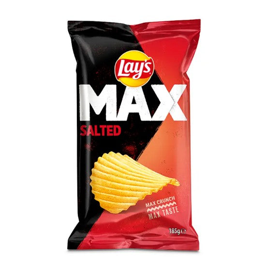 Lays Max Salted 185g x 22st /4.07kg