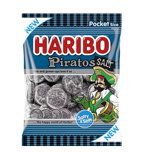Haribo Piratos Salt 70g x 28st /1.96kg