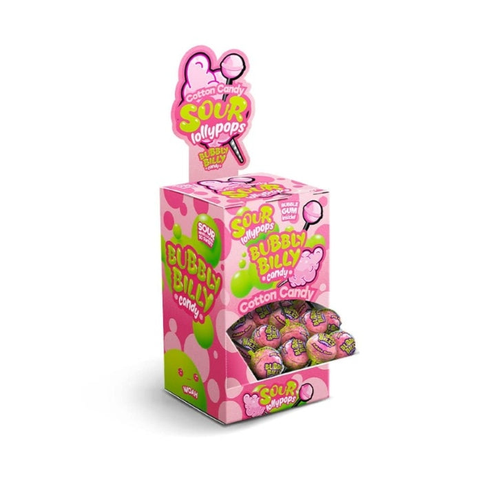 Bubbly Billy Cotton Candy Pops 17g x 100st /1.70kg