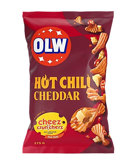 OLW Hot Chilli Cheddar 175g x 21st / 3.675kg